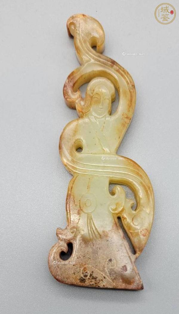 古玩玉器做舊仿古“玉舞人”真品鑒賞圖