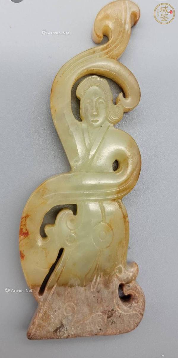 古玩玉器做舊仿古“玉舞人”真品鑒賞圖