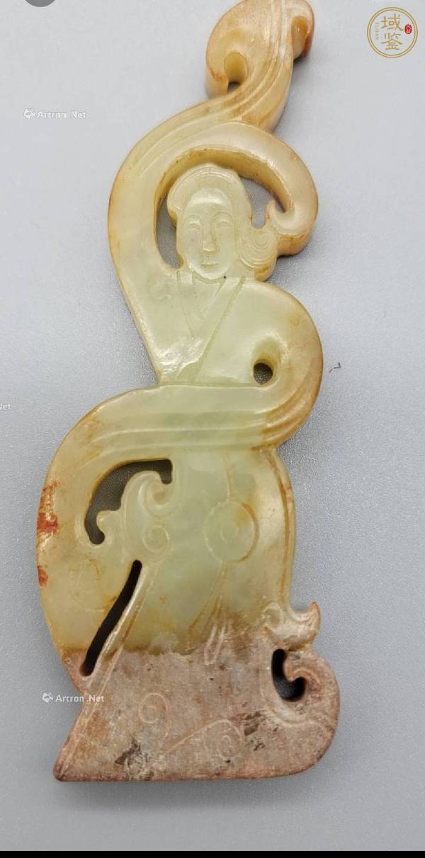 古玩玉器做舊仿古“玉舞人”真品鑒賞圖