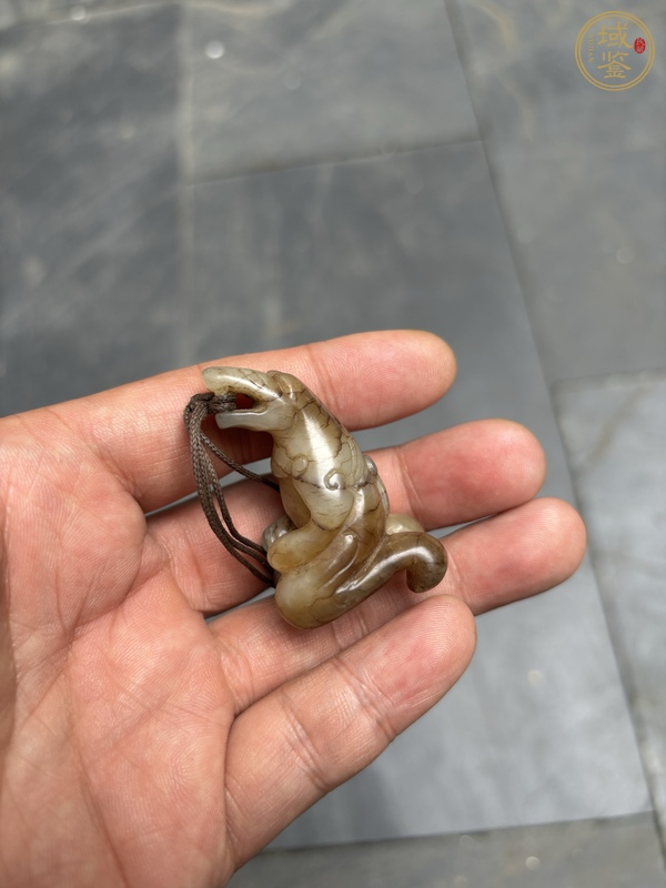 古玩玉器提油仿古“玉獸”真品鑒賞圖