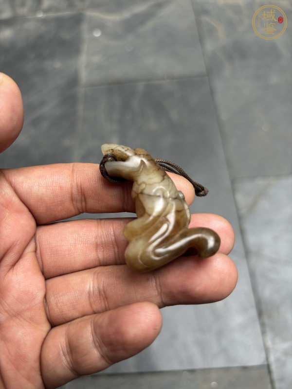 古玩玉器提油仿古“玉獸”真品鑒賞圖
