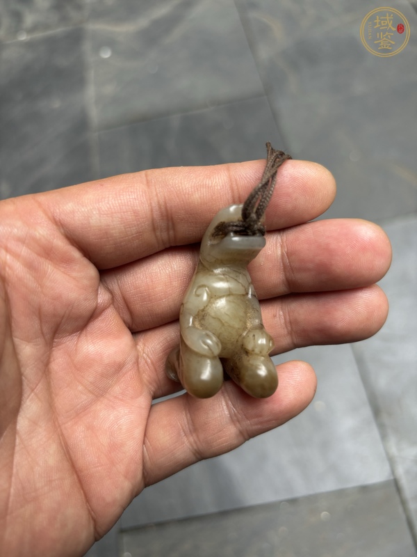 古玩玉器提油仿古“玉獸”真品鑒賞圖