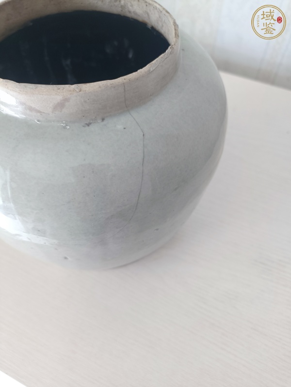 古玩陶瓷花蝶紋罐真品鑒賞圖