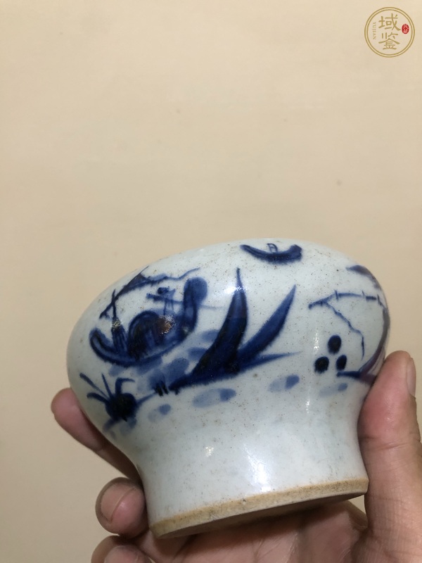古玩陶瓷青花臼真品鑒賞圖