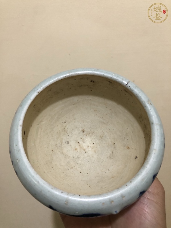 古玩陶瓷青花臼真品鑒賞圖
