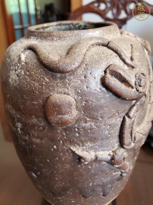 古玩陶瓷西壩窯褐釉罐真品鑒賞圖