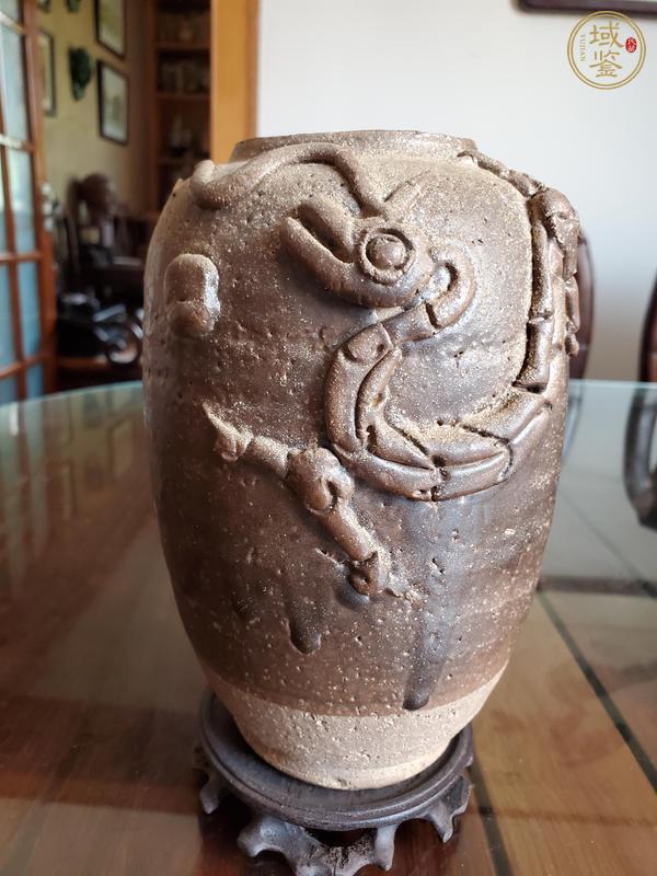 古玩陶瓷西壩窯褐釉罐真品鑒賞圖