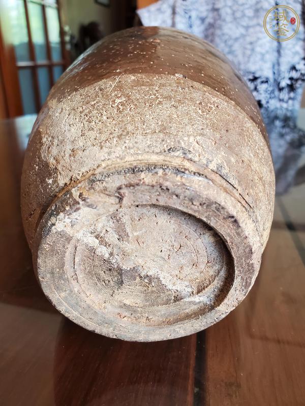 古玩陶瓷西壩窯褐釉罐真品鑒賞圖