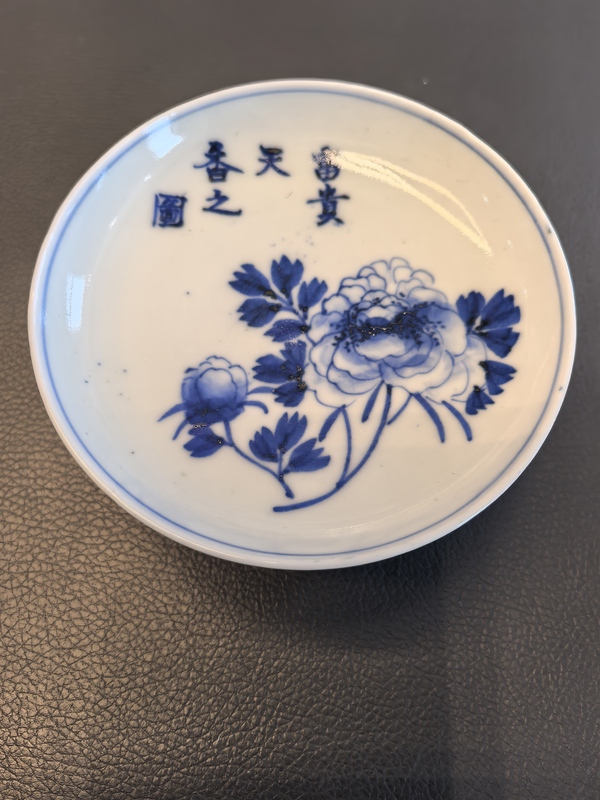 古玩陶瓷民國詩文青花花卉紋筆舔拍賣,當(dāng)前價格398元