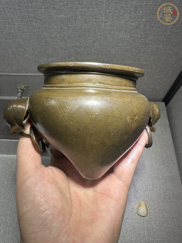 古玩銅器銅爐真品鑒賞圖