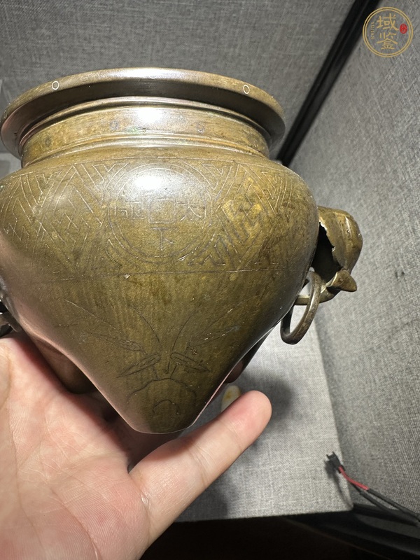 古玩銅器銅爐真品鑒賞圖