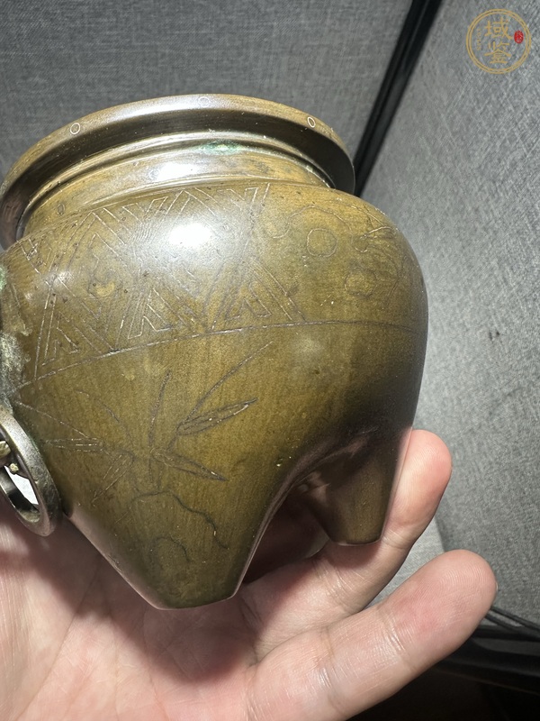古玩銅器銅爐真品鑒賞圖