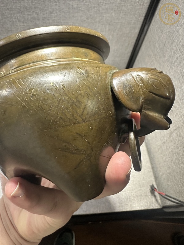 古玩銅器銅爐真品鑒賞圖