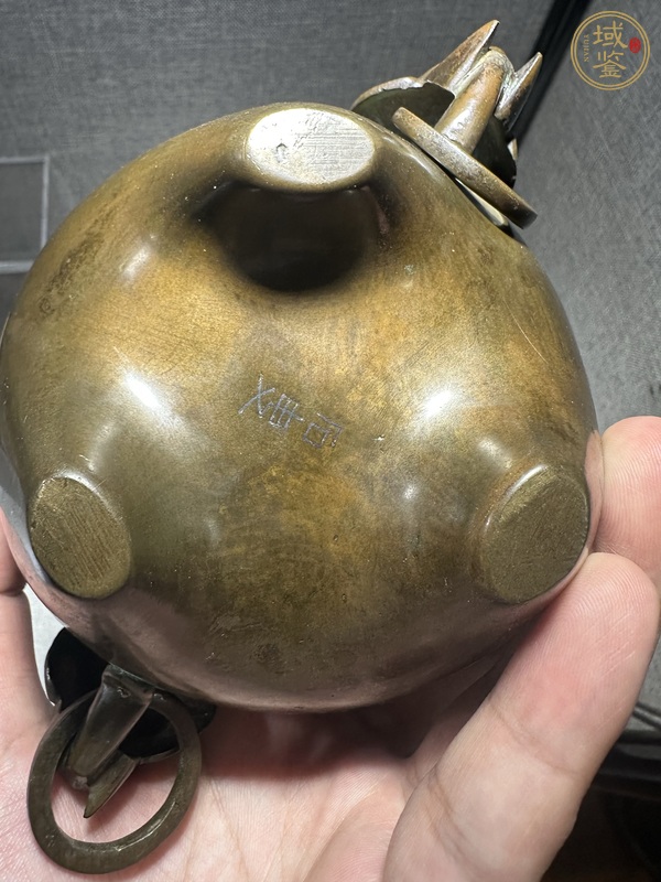 古玩銅器銅爐真品鑒賞圖