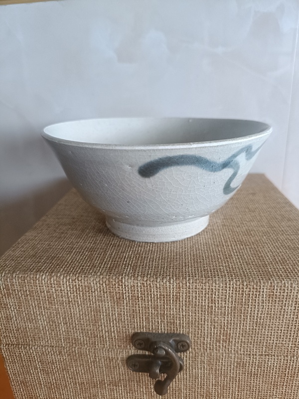 古玩陶瓷明晚期青花賞碗拍賣，當前價格298元