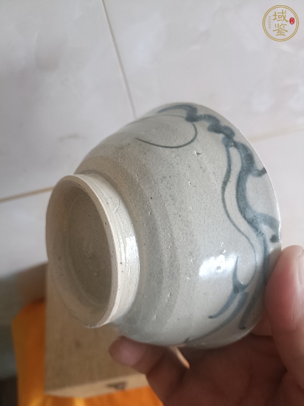 古玩陶瓷明晚期青花碗真品鑒賞圖