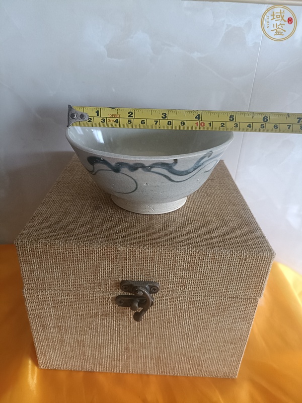 古玩陶瓷明晚期青花碗真品鑒賞圖