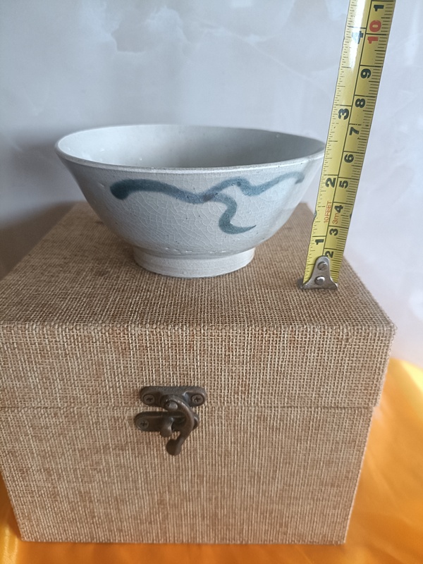 古玩陶瓷明晚期青花賞碗拍賣，當前價格298元