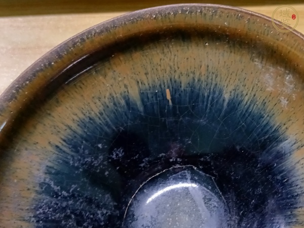 古玩陶瓷遇林亭窯黑釉盞真品鑒賞圖