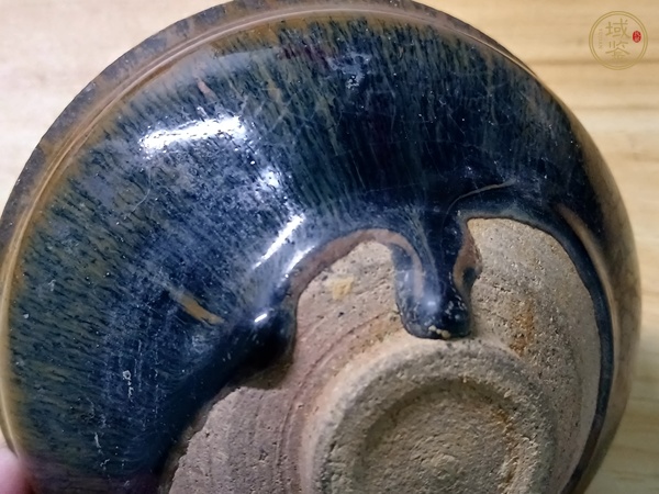 古玩陶瓷遇林亭窯黑釉盞真品鑒賞圖