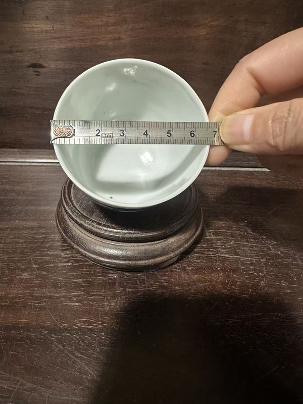 古玩陶瓷龍紋青花臥足杯拍賣,當前價格5500元