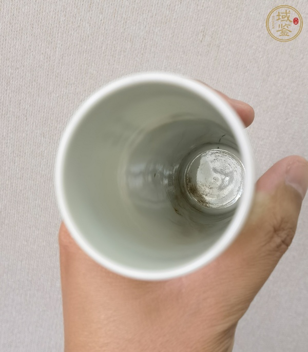 古玩陶瓷粉彩人物故事香筒真品鑒賞圖