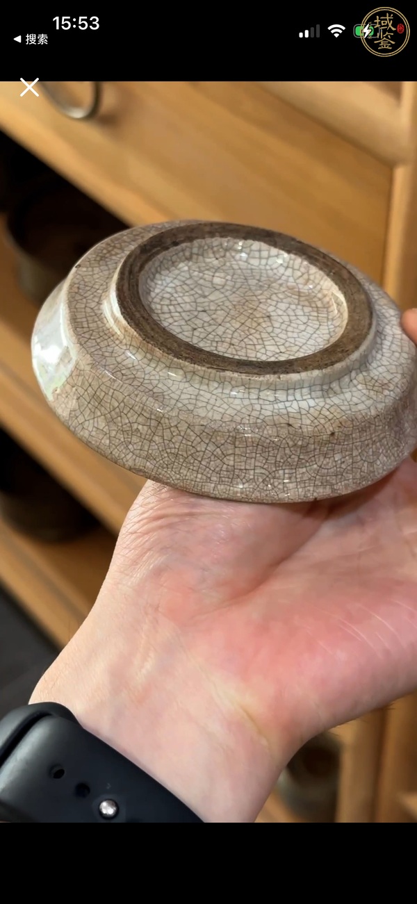 古玩陶瓷晚清漳州窯壺承真品鑒賞圖