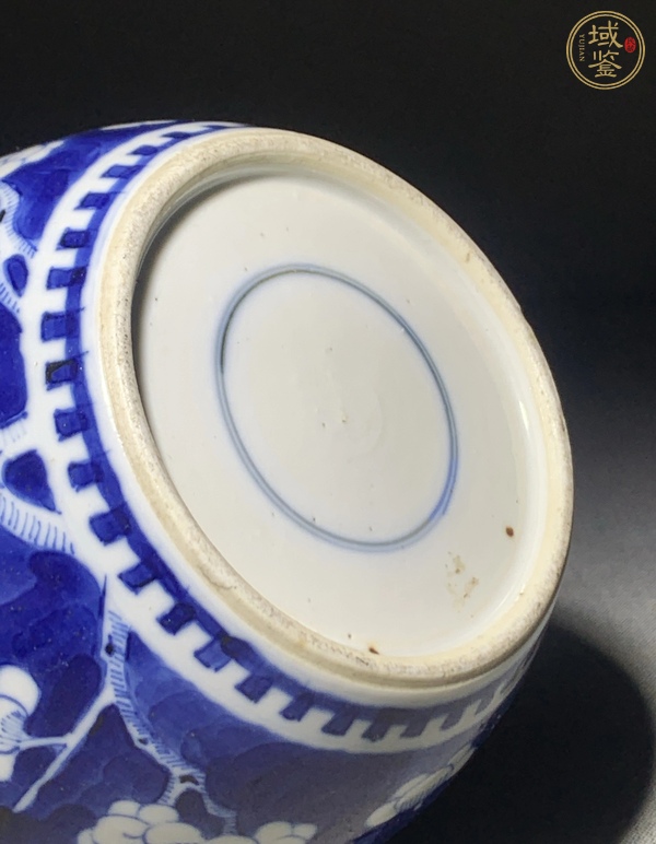 古玩陶瓷青花冰梅圖蓋罐真品鑒賞圖