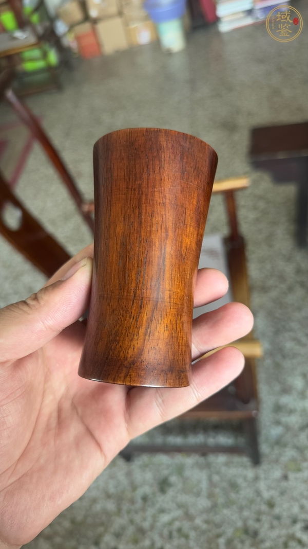 古玩雜項木筆筒真品鑒賞圖