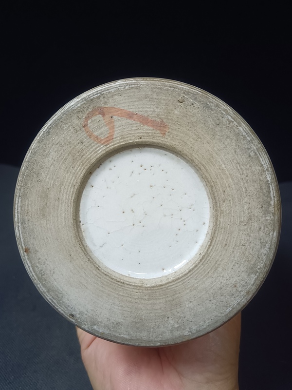 古玩陶瓷（全品）民國細路粉彩金玉良緣人物故事帽筒拍賣，當前價格2598元