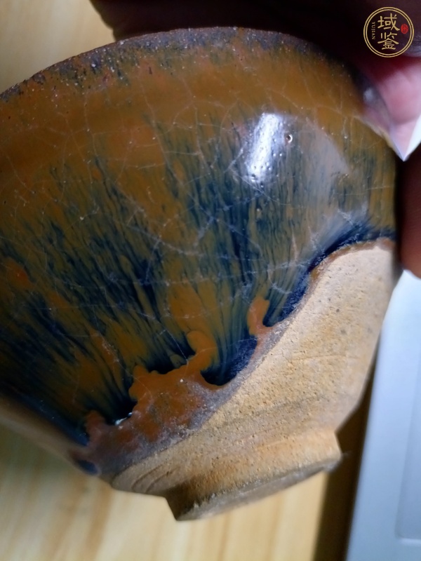 古玩陶瓷建窯系福清窯兔毫茶盞真品鑒賞圖