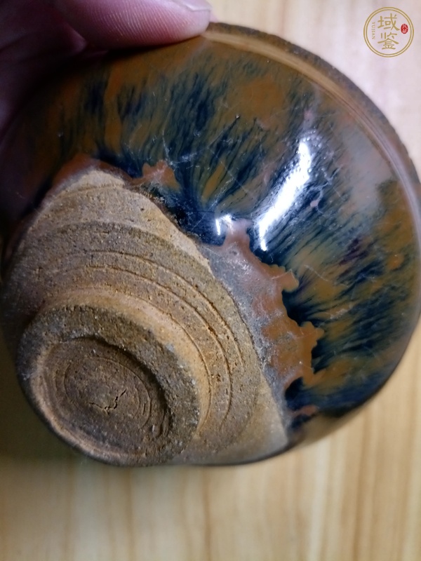 古玩陶瓷建窯系福清窯兔毫茶盞真品鑒賞圖
