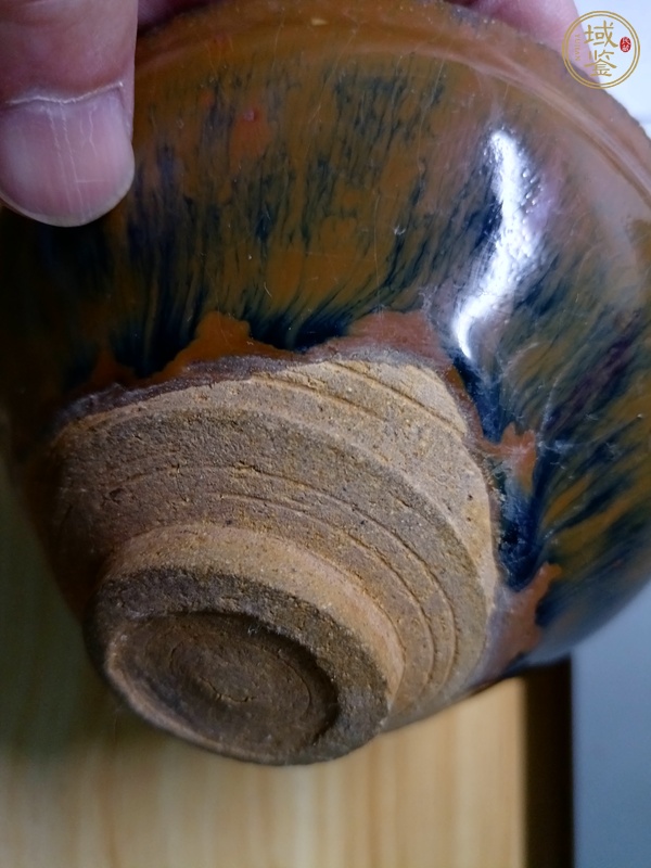 古玩陶瓷建窯系福清窯兔毫茶盞真品鑒賞圖