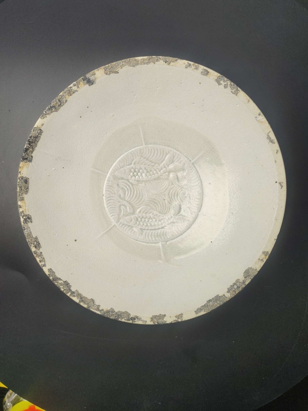 古玩轉(zhuǎn)賣(mài)館藏級(jí)珍品南宋青白釉雙魚(yú)賞盤(pán)拍賣(mài),當(dāng)前價(jià)格0元