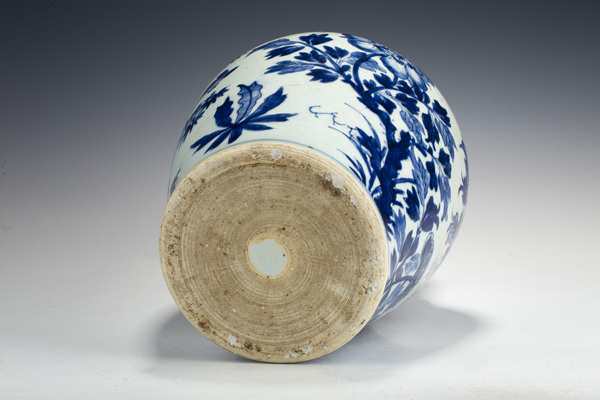古玩陶瓷清早·青花花鳥紋四系將軍罐拍賣，當(dāng)前價(jià)格2888元