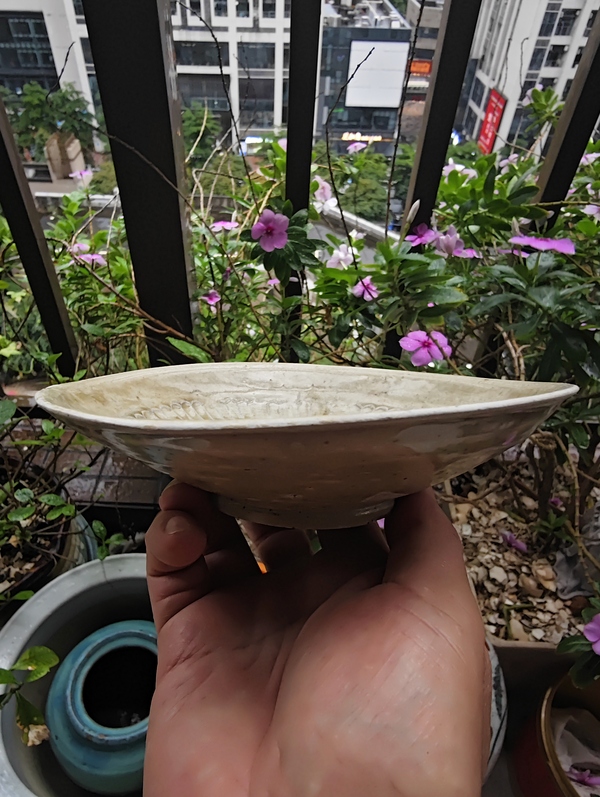 古玩陶瓷印花碗拍賣，當(dāng)前價(jià)格380元