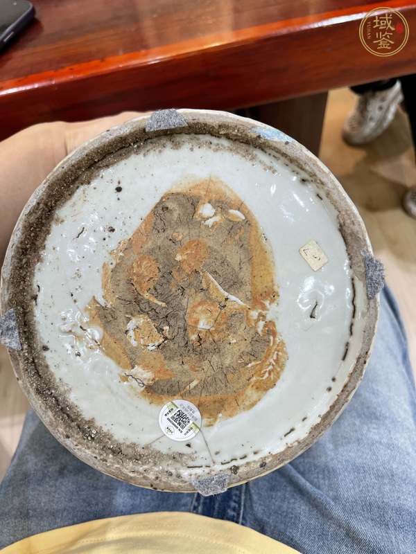 古玩陶瓷龍馬精神青花罐真品鑒賞圖