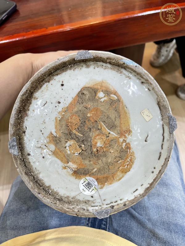 古玩陶瓷龍馬精神青花罐真品鑒賞圖