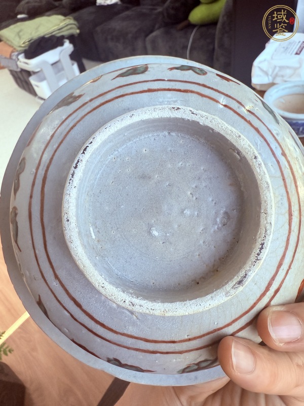 古玩陶瓷魚藻紋碗真品鑒賞圖