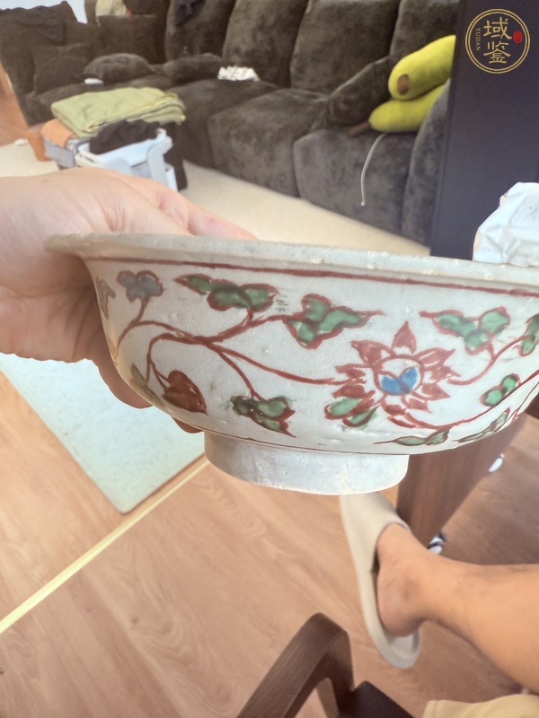 古玩魚藻紋碗真品鑒賞圖