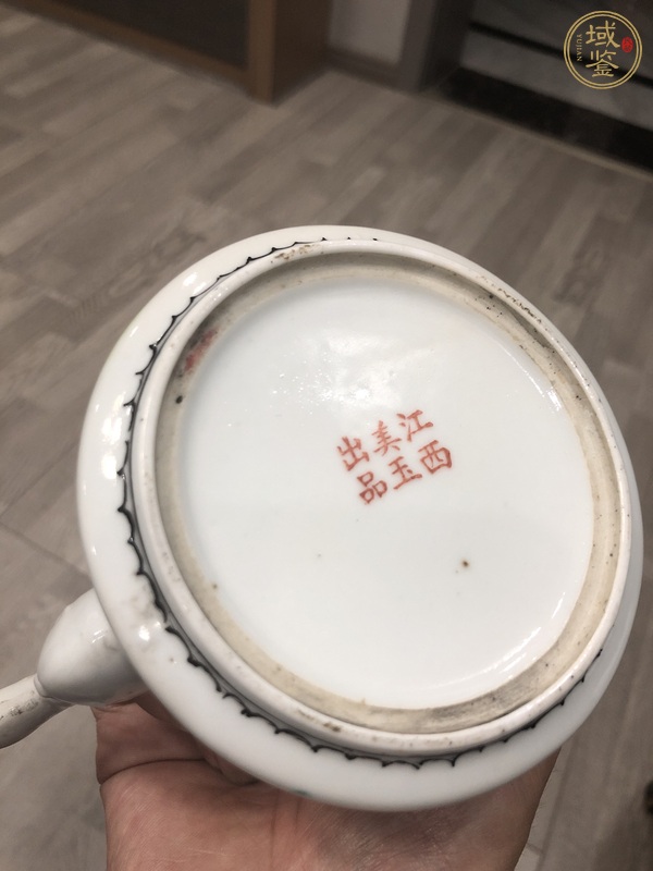 古玩陶瓷粉彩雞紋壺真品鑒賞圖