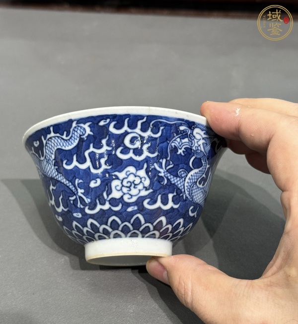 古玩陶瓷青花龍紋碗真品鑒賞圖