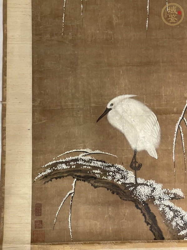 古玩字畫佚名花鳥畫真品鑒賞圖