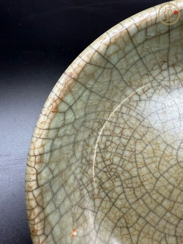 古玩陶瓷綠哥釉洗真品鑒賞圖