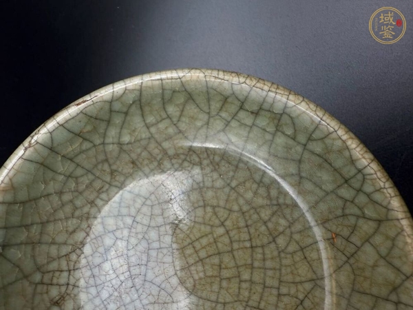 古玩陶瓷綠哥釉洗真品鑒賞圖