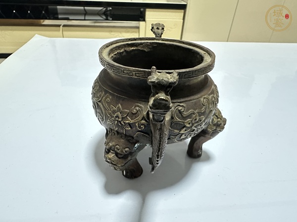 古玩銅器獸耳薰?fàn)t真品鑒賞圖