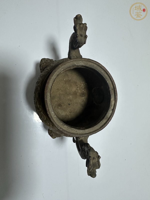 古玩銅器獸耳薰?fàn)t真品鑒賞圖