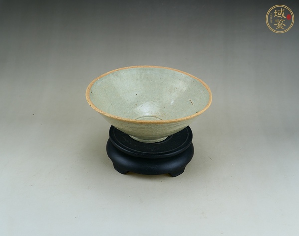 古玩陶瓷青白釉斗笠碗真品鑒賞圖