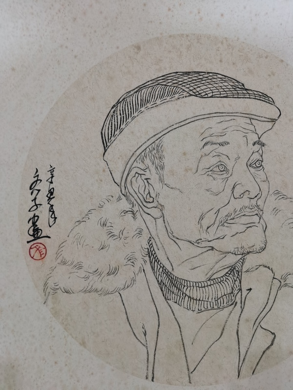 古玩字畫湖北博士畫家卞文學(xué)人物拍賣，當(dāng)前價(jià)格499元