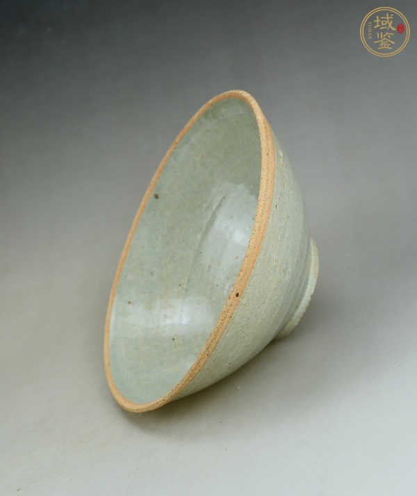 古玩陶瓷青白釉斗笠碗真品鑒賞圖